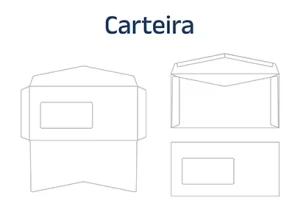 Envelopes Carteira Personalizados - terceirização de serviços gráficos | Gráfica Atend